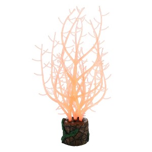 Unique Bargains Glowing Silicone Aquarium Tree Coral Fish Tank Decoration - 1 of 4