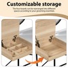 Bella Depot Vanity Table with Drawer & 3 Open Shelves for Ample Storage Space - 4 of 4