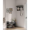 VASAGLE Hall Tree with Bench and Shoe Storage, Entryway Coat Rack with Shoe Bench, 2 Fabric Drawers, 10 Hooks - 4 of 4