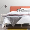 King KERT Metal & Wood Platform Bed Frame with Upholstered Headboard, Mellow - 2 of 4