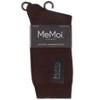Memoi Women's Flat-Knit Bamboo Blend Crew Socks - 3 of 3