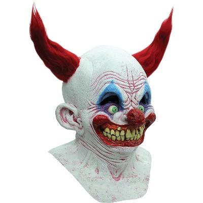 Ghoulish Adult Scary Chingo the Clown Costume Mask - 13 in. - White