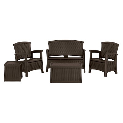 5-Piece Resin Classic Patio Set With 
