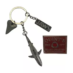 Factory Entertainment Jaws CHS Video Box Keychain & Pin Set