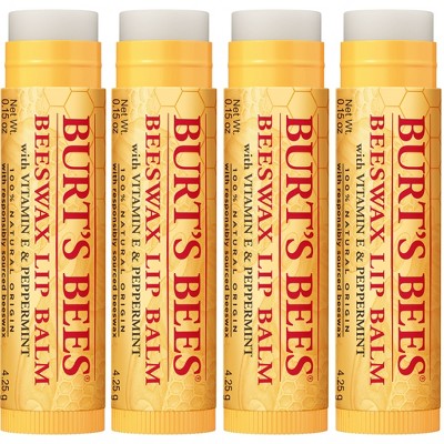 Burt's Bees Lip Balm - 4ct