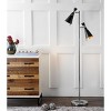 Efisio Floor Lamp - FLL4004 - Chrome/Black - Safavieh - 3 of 4