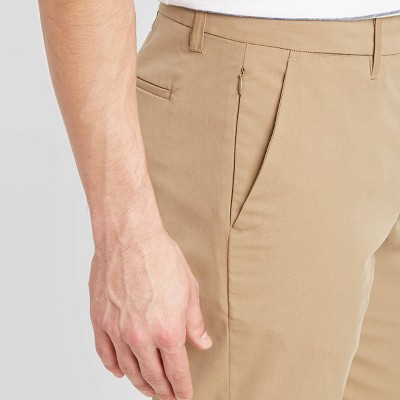 Men's Slim Fit Tech Chino Pants - Goodfellow & Co™ Light Taupe 29x30