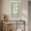Art Remedy Linen Leaf Screen Minimalistic Botanical and Floral Art Prints Unframed - 2 of 4