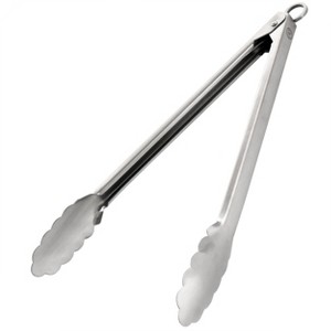Gibson Stainless Steel Easy-Lock Extra Long Kitchen Tongs - 1 of 4