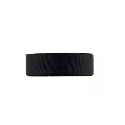 black grosgrain ribbon