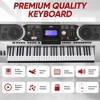 Pyle 61 Keys 2 in 1 Play and Sing Along Portable Electronic Piano Keyboard with Sustain Pedal, Headset, Weatherproof Bag, Stool, and Keyboard Stand - 3 of 4