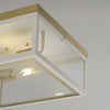 Maxim Lighting Neoclass 2 - Light Flush Mount in  White/Gold - image 3 of 4