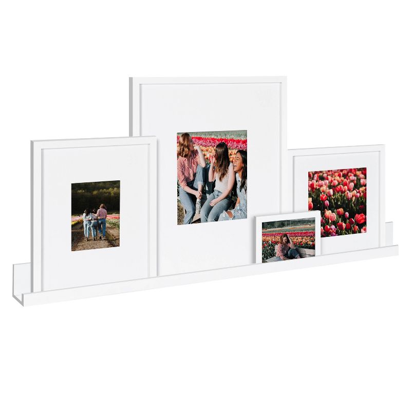 5pc Gallery Frame/Shelf Box Set White - Kate &#38; Laurel All Things Decor, 3 of 10