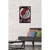 Trends International NBA Portland Trail Blazers - Maximalist Logo 23 Framed Wall Poster Prints - 2 of 4