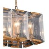 Elegant Lighting Monaco 10 light Golden Iron Chandelier Clear Glass Crystal - 2 of 4