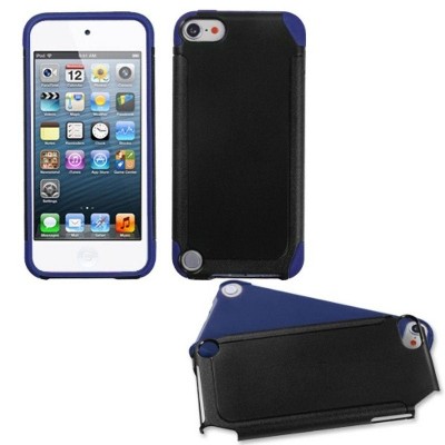 MYBAT For Apple iPod Touch 5th Gen/6th Gen Black Dark blue Fusion Hard Hybrid Case