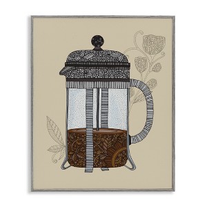 Stupell Industries French Press Coffee, 11" x 14" - 1 of 4