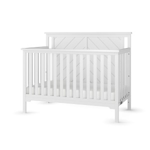 Child Craft Hampton Flat Top 4-in-1 Convertible Crib, Converts to Day Bed, Toddler Bed and Full Size Bed, 3 Mattress Positions, Baby Safe Finish - 1 of 4