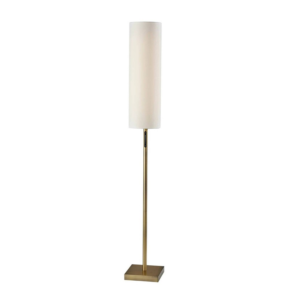 Photos - Floodlight / Street Light Adesso Matilda Floor Lamp  with Smart Switch Bras (Includes LED Light Bulb)