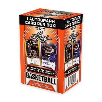 2022-23 Leaf Autographed Basketball Jersey Box