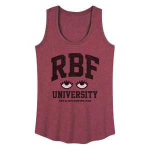 Women's - Instant Message - RBF University Graphic Racerback Tank - 1 of 4