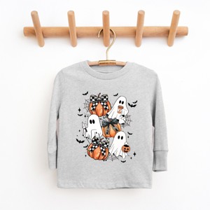 The Juniper Shop Coquette Ghost Collage Youth Long Sleeve Tee - 1 of 4