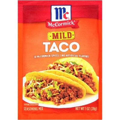 McCormick Mild Taco Seasoning Mix 1oz