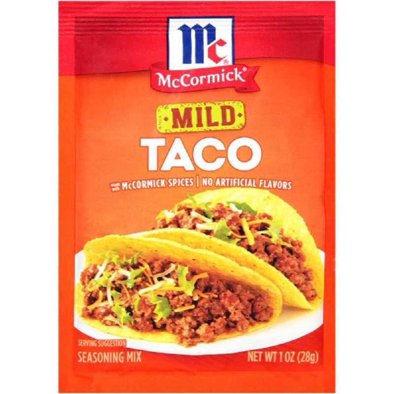McCormick Mild Taco Seasoning Mix 1oz, 1 of 6