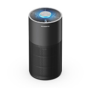 MORENTO Air Purifiers for Home Large Room, Air Cleaner with 7 Color Night Light,KALO,Black,1 Pack - 1 of 4