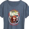 Women's - Bratz - Punk Rock Dolls Pretty in Punk Short Sleeve Graphic T-Shirt - 2 of 4