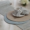 Split P Blue Mist Essex Round Placemat Set of 4 - image 2 of 4