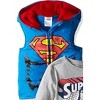 DC Comics Toddler Boys' 2-Piece Superman Puffer Vest & Shirt Set - 3 of 3