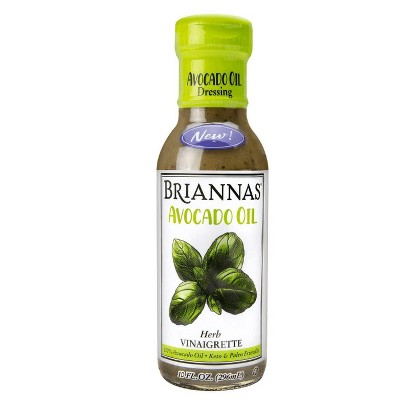 BRIANNAS Avocado Oil Herb Vinaigrette, 10 fl oz (Pack of 2)