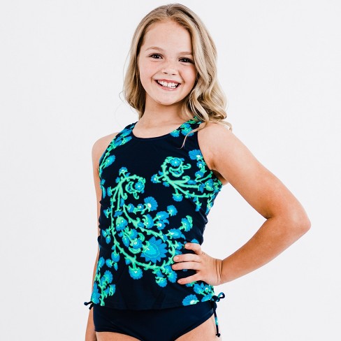 Calypsa Girl's Abby Tankini Swim Top - image 1 of 3