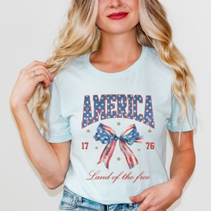 Simply Sage Market Coquette Vintage America Short Sleeve Tee - 1 of 4