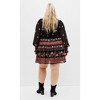Women's Plus Size Hudson Mini Dress - black | CITY CHIC - 3 of 4