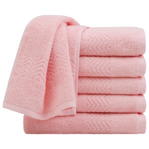 Leisofter Ultra Thick, Soft & Absorbent Cotton Hand Towels for  Bathroom(Pink, 2-Pack, 14 x 29) - Multipurpose Towels for Bath, Gym and  Spa with