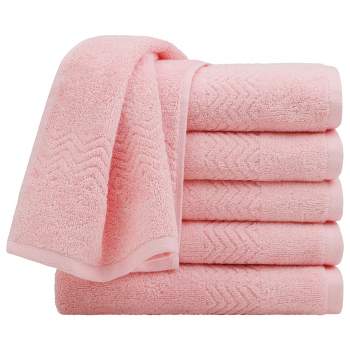 PiccoCasa Luxury  Hand Towels Soft and Absorbent 100% Cotton 6 Pcs