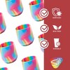 Silipint: Silicone Stemless Wine Glasses 12oz 4 pk - Multicolor - 3 of 4
