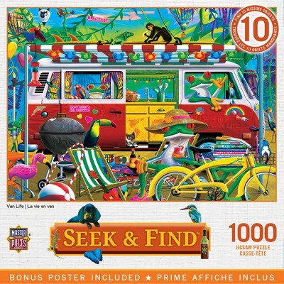 MasterPieces - Seek & Find - Van Life 1000 Piece Puzzle