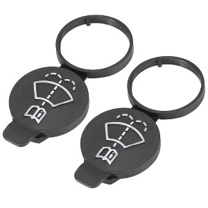 Unique Bargains 13227300 Windshield Wiper Washer Fluid Reservoir Tank Bottle Cap for Chevrolet for GMC for Cadillac for Buick Black - 1 of 4