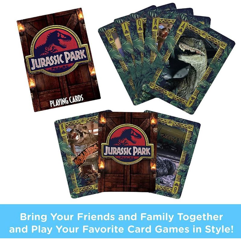 Aquarius Puzzles Jurassic Park Playing Cards, 2 of 4