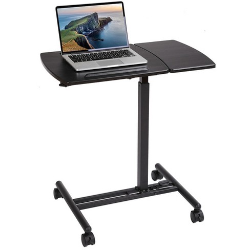  LOHISHILO Mobile Stand Up Desk Adjustable Laptop Desk