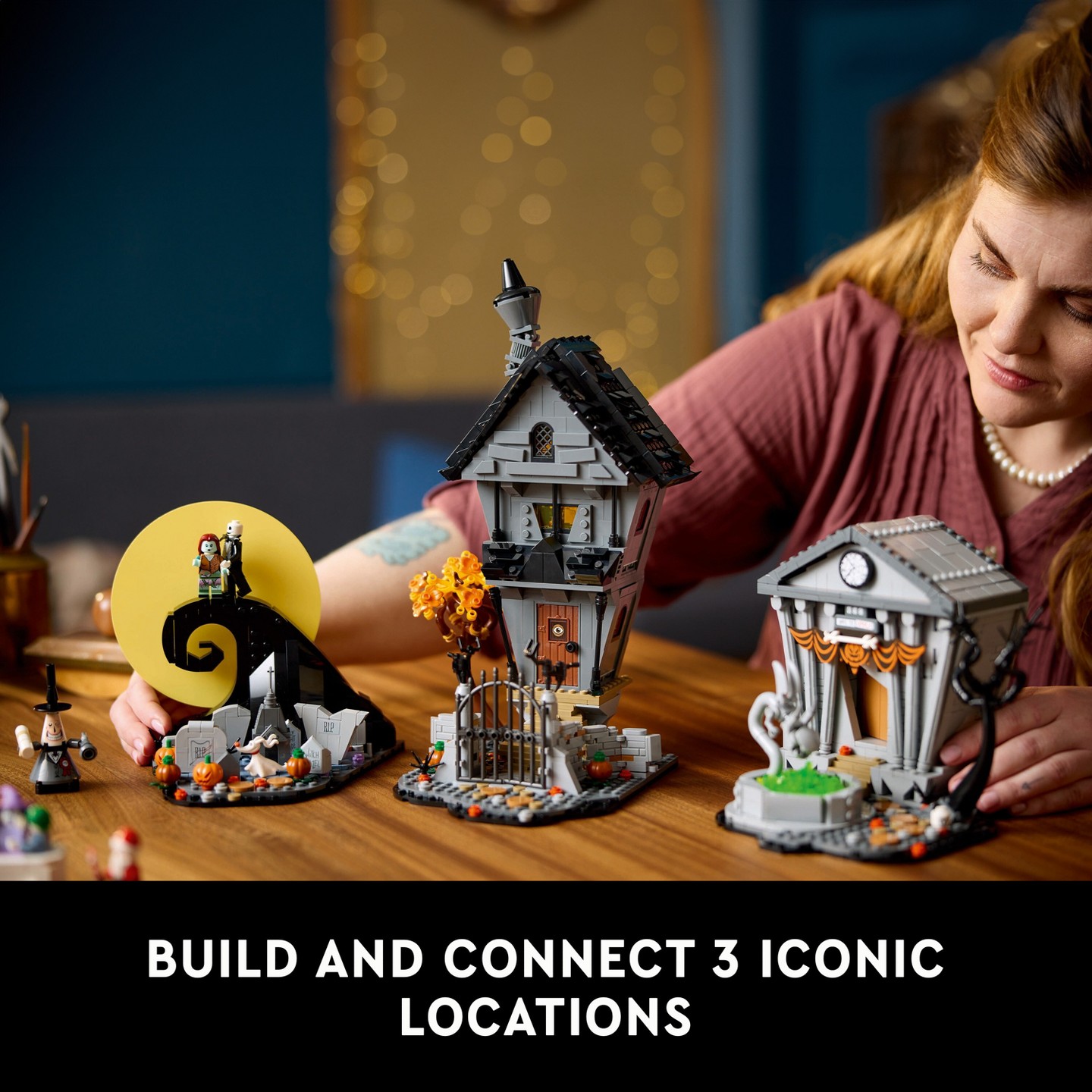 Детский конструктор LEGO Ideas The Nightmare Before Christmas Building Craft & Decor for Fans 21351: Halloween — фото 3