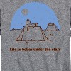 Boys' - Peanuts - Life Is Better Under The Stars Long Sleeve Graphic T-Shirt - 2 of 4