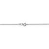Black Bow Jewelry 0.75mm, 14k White Gold, Cable Chain Necklace - 4 of 4
