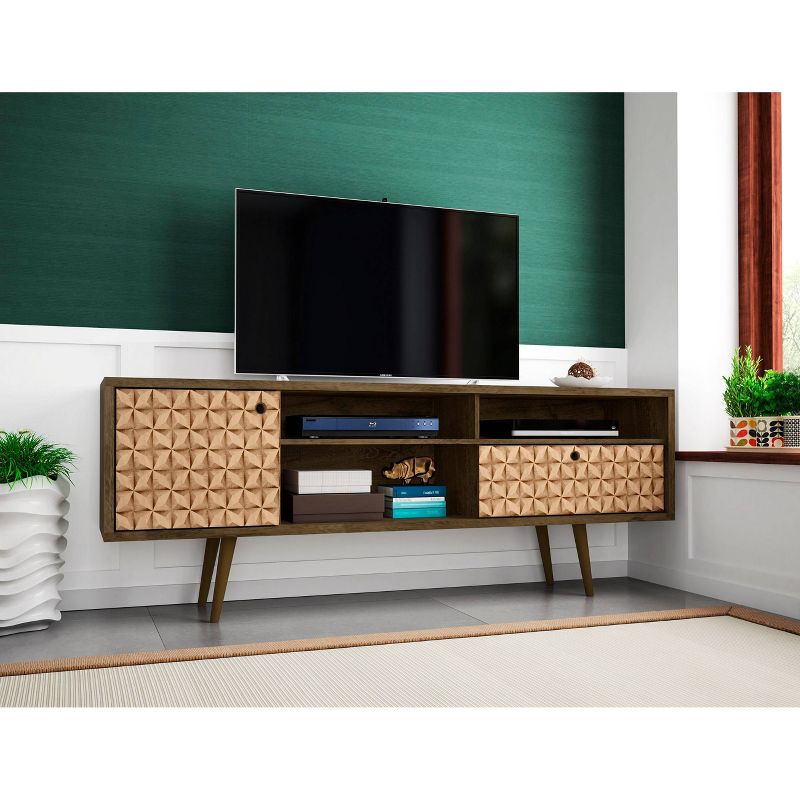 Liberty 3 Shelf and 1 Drawer TV Stand for TVs up to 65" - Manhattan Comfort, 3 of 10