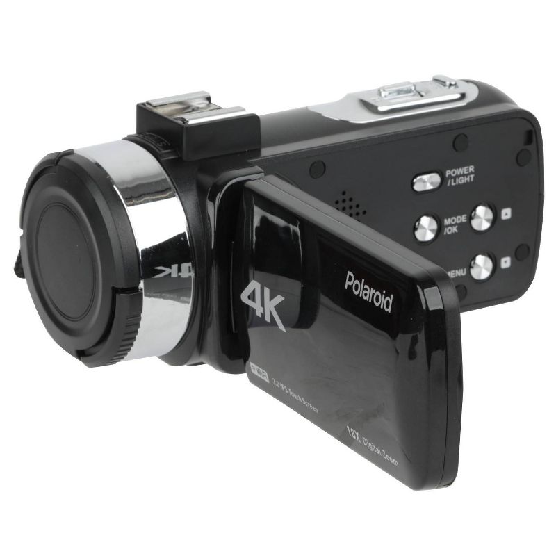 Polaroid 4K 18X Zoom Touch Screen Wi-Fi Camcorder, 1 of 16