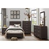 Twin Size Platform Bed with Upholstered Headboard for Bedroom - 4 of 4