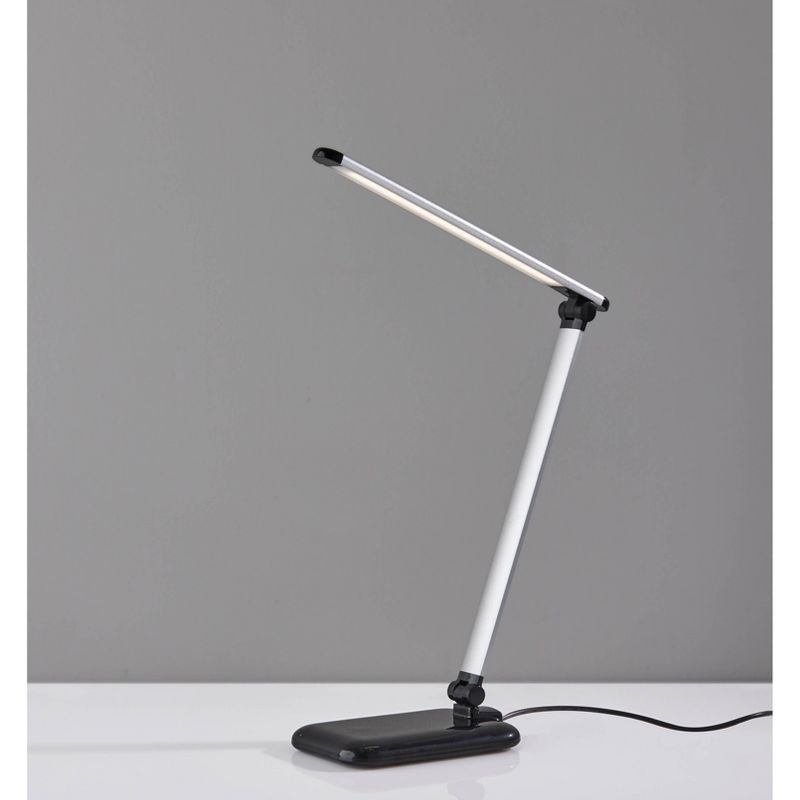 16.25&#34; Lennox Multi-Function Desk Lamp (Includes LED Light Bulb) Black - Adesso, 3 of 27